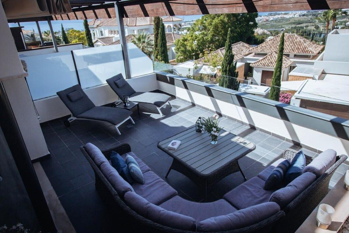 Luxury Apartment With Panoramic Views - Marbella エステポナ エクステリア 写真